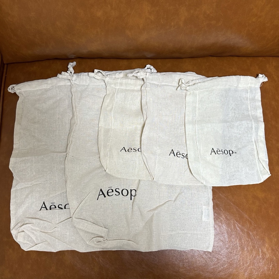 Aesop(イソップ)のイソップ 巾着袋 5枚セット レディースのファッション小物(ポーチ)の商品写真