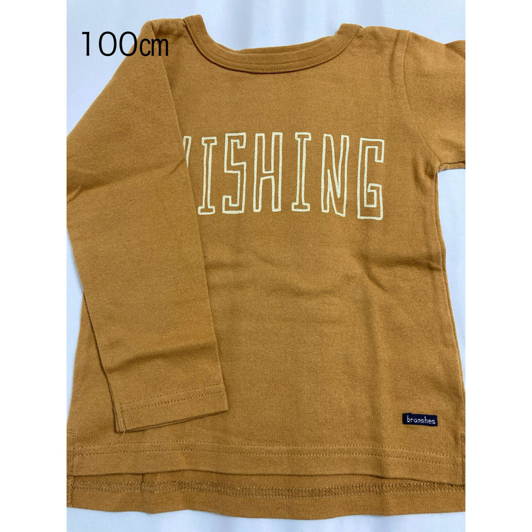 Branshes(ブランシェス)のブランシェス　長袖Tシャツ　100㎝ キッズ/ベビー/マタニティのキッズ服男の子用(90cm~)(Tシャツ/カットソー)の商品写真