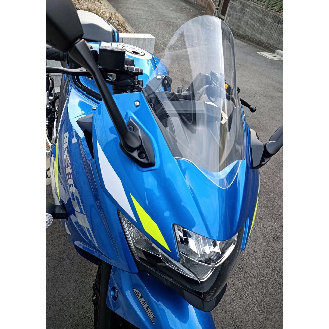 スズキ(スズキ)のジクサーSF GixxerSF ロングスクリーン シールド バイザー スクリーン 自動車/バイクのバイク(パーツ)の商品写真