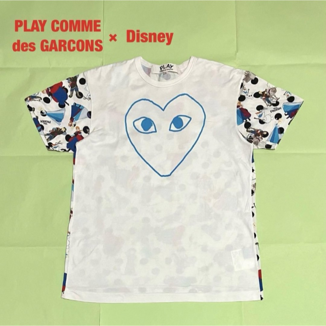 PLAY COMME des GARCONS×Disney　半袖Tシャツ　アナ雪 | フリマアプリ ラクマ