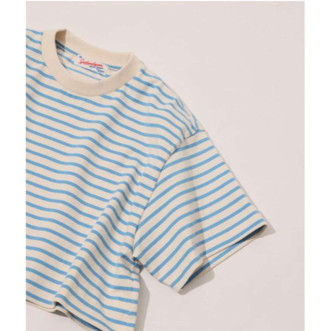 Spick & Span(スピックアンドスパン)の新品 Spick & Span コットンボーダーTシャツ レディースのトップス(Tシャツ(半袖/袖なし))の商品写真