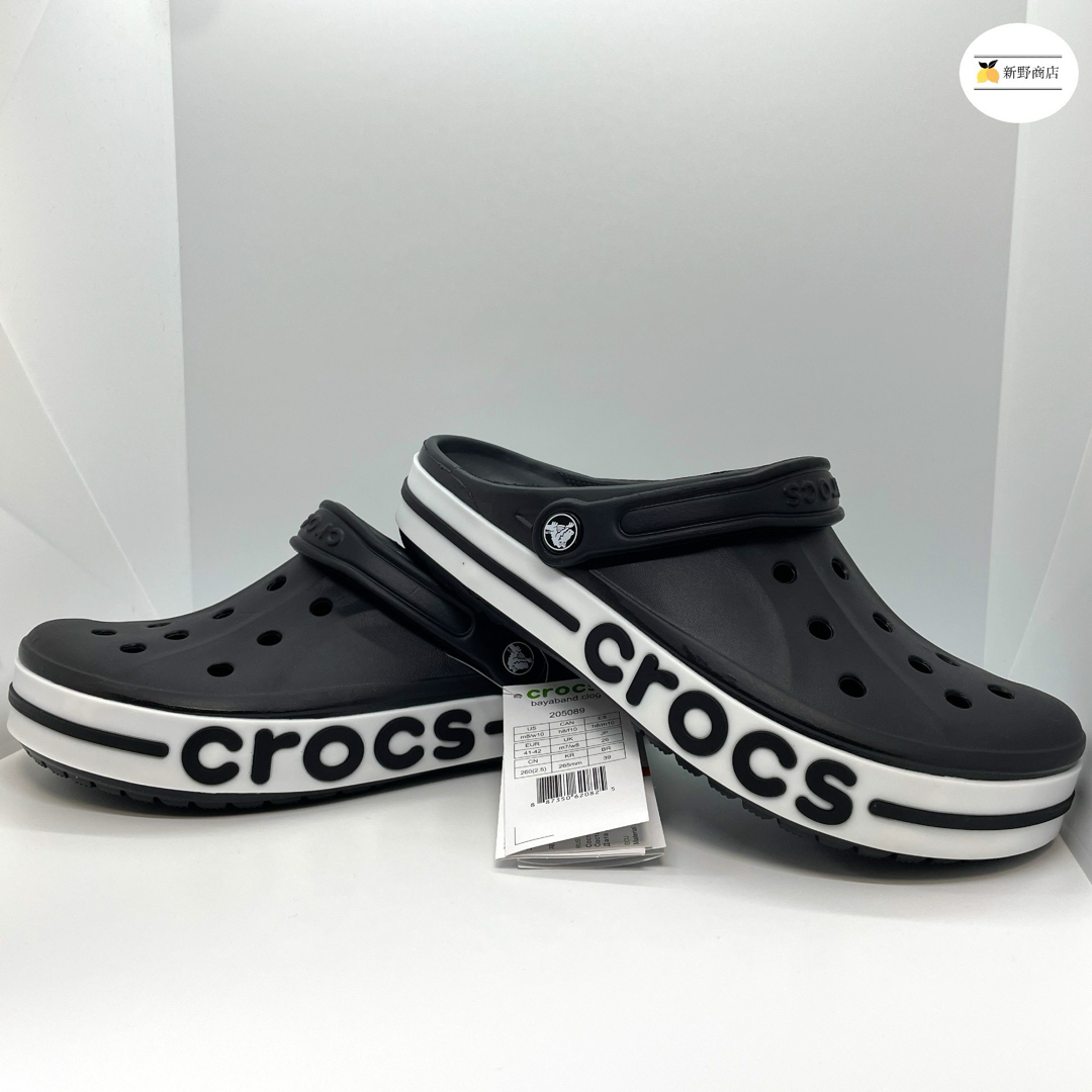 crocs(クロックス)の【新品未使用】クロックス バヤバンド クロッグ ブラックM5/W7 23cm レディースの靴/シューズ(サンダル)の商品写真