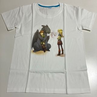 ヒックとドラゴン Tシャツ 白 ホワイト キッズサイズ 子供用 150(Tシャツ/カットソー)