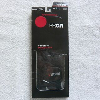 PRGR - PRGR プロモデル PRG-181 ゴルフグローブ ブラック 21サイズ