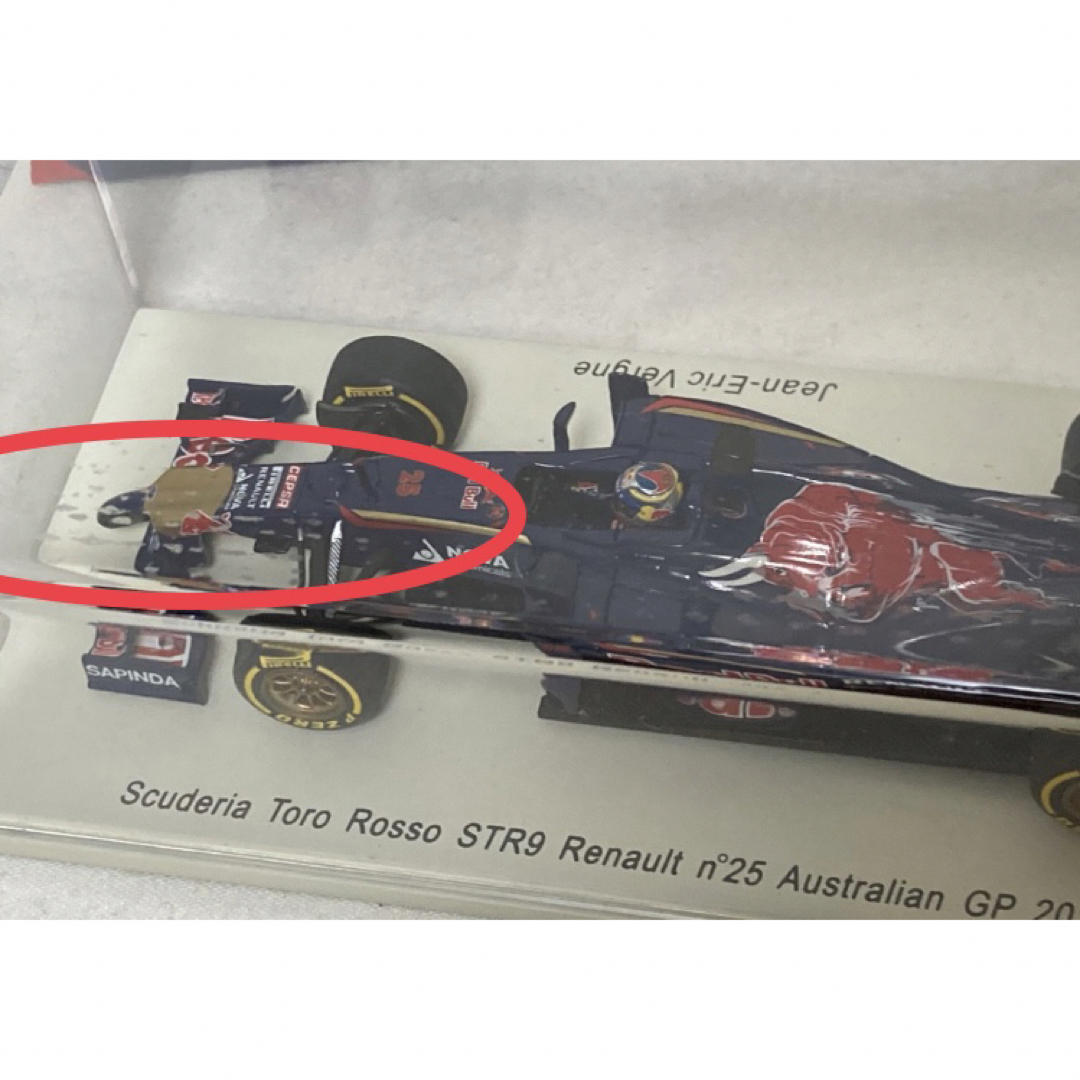 F1 スクーデリアトロロッソ STR9 ルノー　2014 スパーク製1/43 エンタメ/ホビーのおもちゃ/ぬいぐるみ(ミニカー)の商品写真