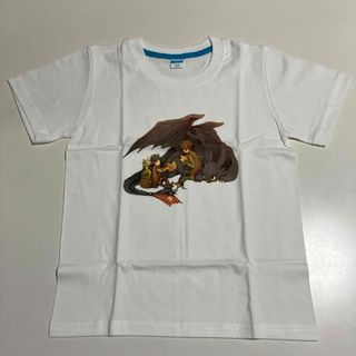 ヒックとドラゴン Tシャツ キッズサイズ 子供用 120 白(Tシャツ/カットソー)