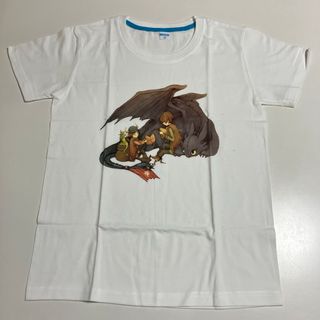 ヒックとドラゴン Tシャツ キッズサイズ 子供用 150 白(Tシャツ/カットソー)