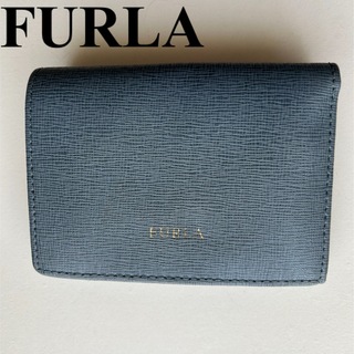 フルラ(Furla)のFURLA 三つ折り財布　ブルー(財布)