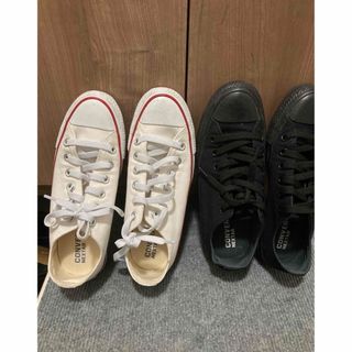 CONVERSE - コンバース☆韓国カスタマイズ ハイカット 黒 23.0cm 新品