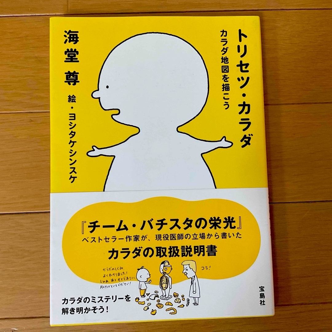 宝島社(タカラジマシャ)のトリセツ・カラダ　カラダ地図を描こう☆海堂尊☆ヨシタケシンスケ★ エンタメ/ホビーの本(文学/小説)の商品写真