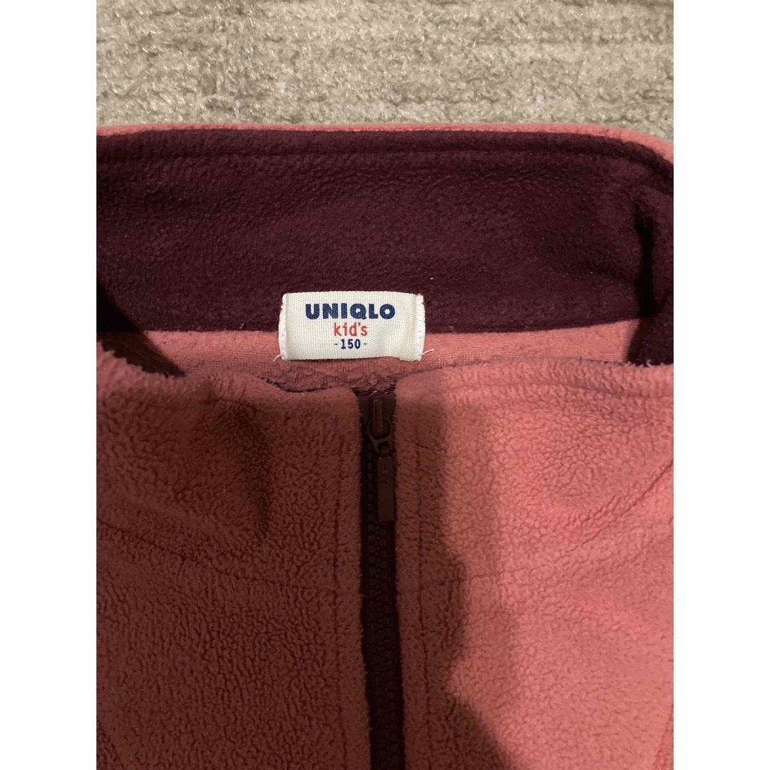 UNIQLO(ユニクロ)のユニクロ　フリース キッズ/ベビー/マタニティのキッズ服女の子用(90cm~)(Tシャツ/カットソー)の商品写真
