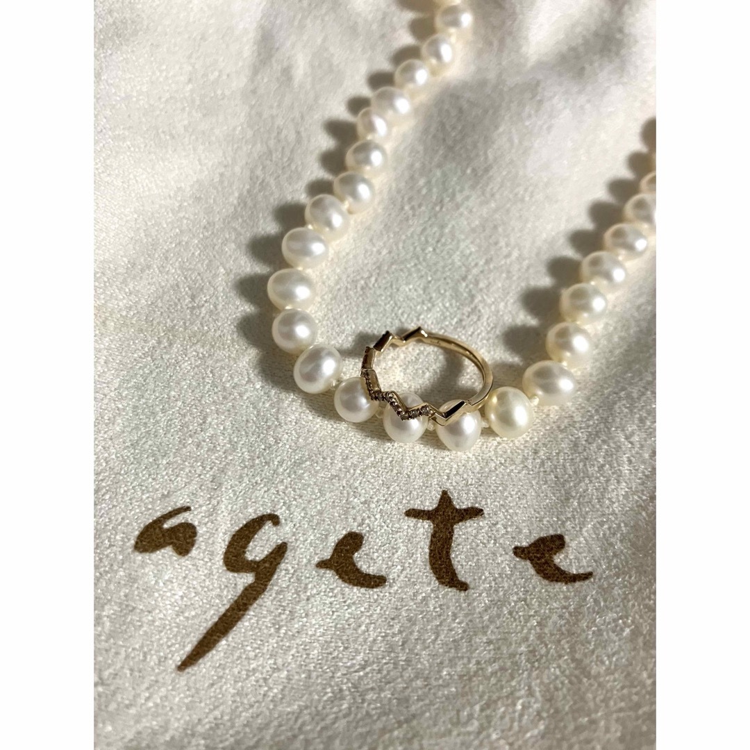 agete(アガット)のagete ジグザグリング 3号 レディースのアクセサリー(リング(指輪))の商品写真