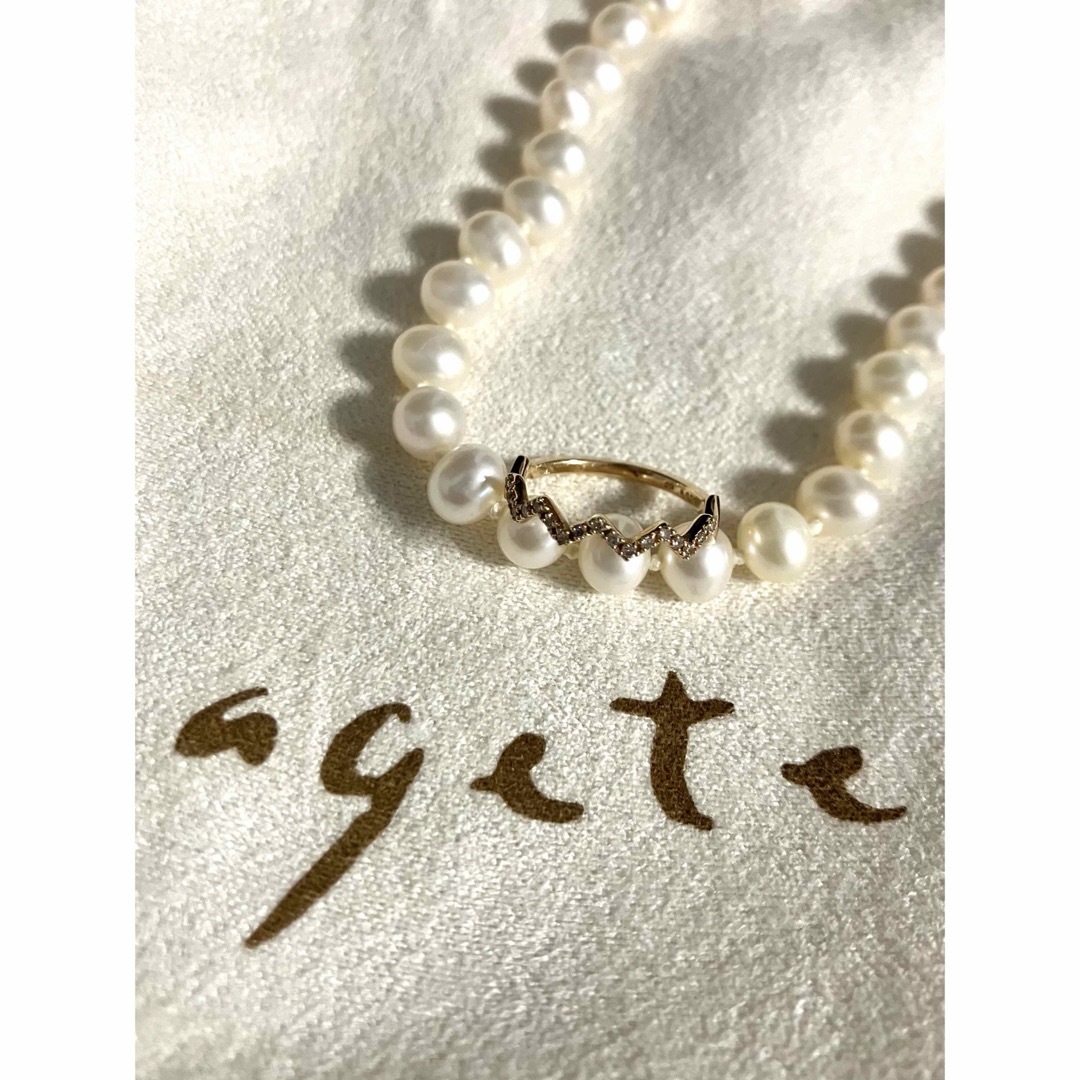 agete(アガット)のagete ジグザグリング 3号 レディースのアクセサリー(リング(指輪))の商品写真