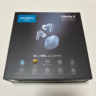 アンカー(Anker)のAnker Soundcore Liberty 4 ワイヤレスイヤホン Blue(ヘッドフォン/イヤフォン)