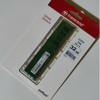 トランセンド(Transcend)の【ほぼ新品】メモリ 32GB DDR4-2666 PC4-2130U-DIMM(PCパーツ)