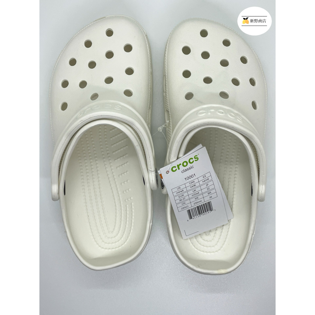 crocs(クロックス)の【新品未使用】クロックス classic ホワイト M7/W9 25cm レディースの靴/シューズ(サンダル)の商品写真