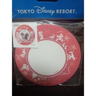 ディズニー(Disney)のディズニーリゾート　メモ　お皿　プレート　パークフード(ノート/メモ帳/ふせん)