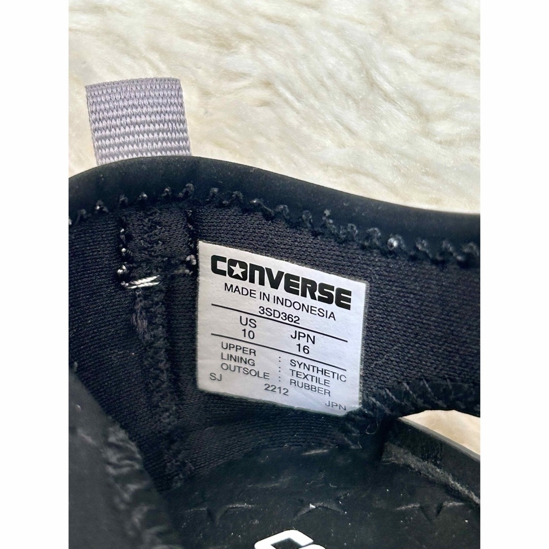 CONVERSE(コンバース)のconverse  コンバース  ウォーターシューズ　サンダル　ブラック キッズ/ベビー/マタニティのキッズ靴/シューズ(15cm~)(サンダル)の商品写真