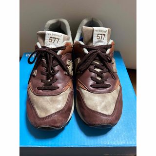 ニューバランス(New Balance)の【希少】ニューバランス NEW BALANCE M577TAN 本革 スニーカー(スニーカー)