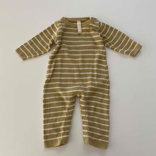 Caramel baby&child  - millk ボーダー　ロンパース　ニットロンパース　海外子供服　ベビー服