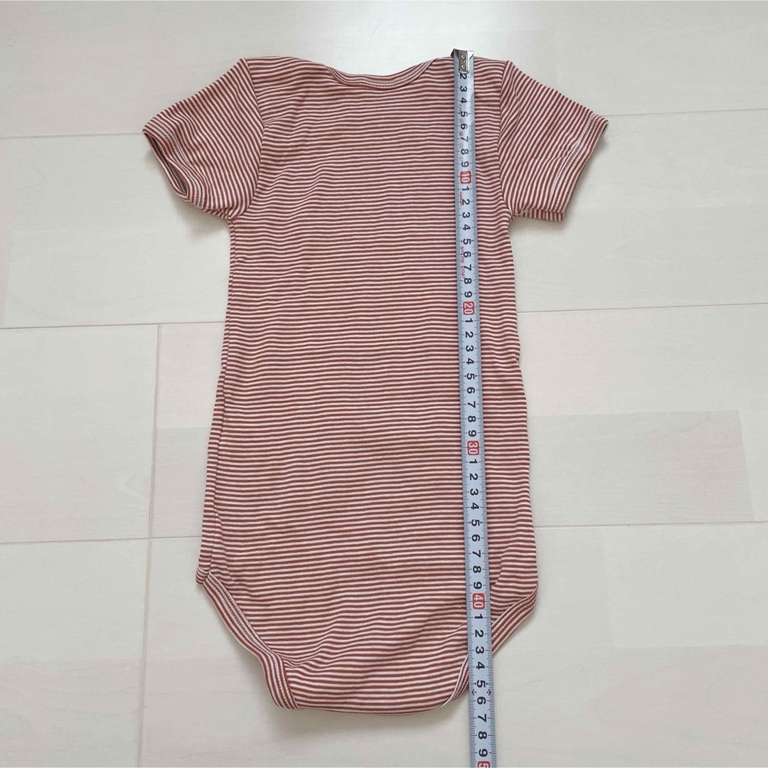 PETIT BATEAU(プチバトー)のプチバトー　半袖ボディ3枚組　36m キッズ/ベビー/マタニティのキッズ服女の子用(90cm~)(下着)の商品写真