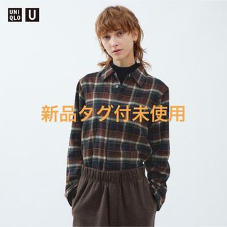 ユニクロ(UNIQLO)の【ユニクロU/UNIQLO U】フランネルシャツ/長袖シャツ/Yシャツ(シャツ/ブラウス(長袖/七分))