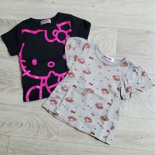 サンリオ(サンリオ)のキティ　マイメロディ　半袖　夏服　80　まとめ売り(Ｔシャツ)