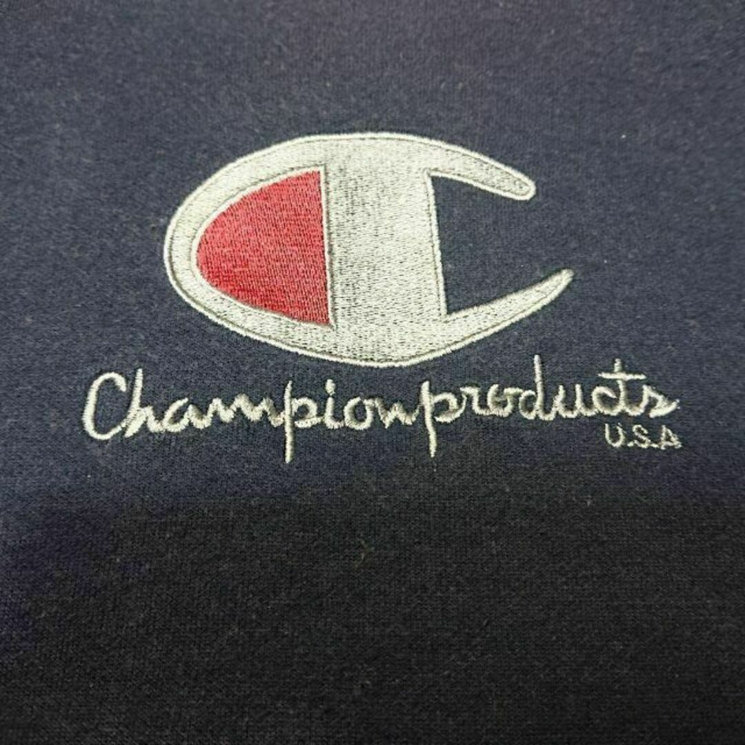 Champion(チャンピオン)の90s Champion ビッグロゴ刺繍 スウェットトレーナーチャンピオン 古着 メンズのトップス(スウェット)の商品写真