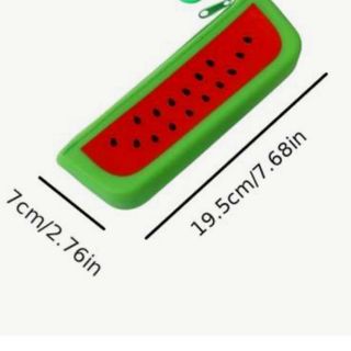 フルーツ型 シリコンペンケース スイカ🍉(ポーチ)