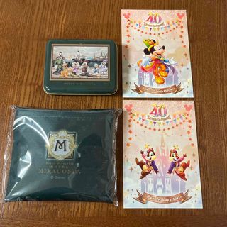 ディズニー　ミラコスタ　エコバッグ・アメニティ・ポストカード(ノベルティグッズ)