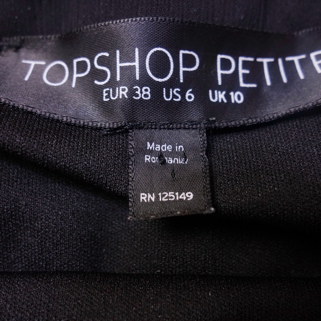 TOPSHOP(トップショップ)のサイズ：36（S） ミニスカート トップショップ TOPSHOP 黒 FR344 レディースのスカート(ミニスカート)の商品写真