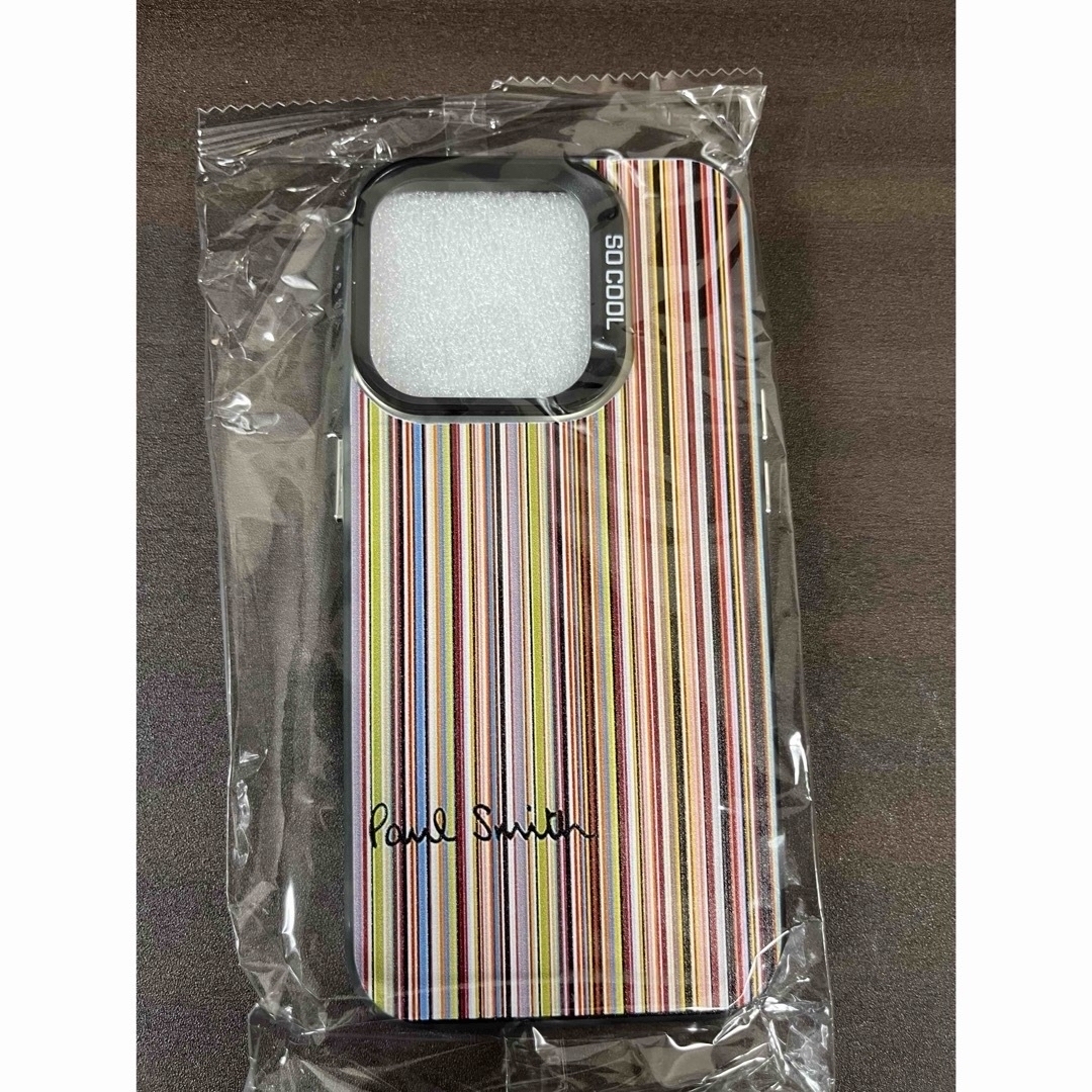 Paul Smith(ポールスミス)の最終価格　iPhone15pro スマホケース　ポールスミス　PaulSmith スマホ/家電/カメラのスマホアクセサリー(iPhoneケース)の商品写真