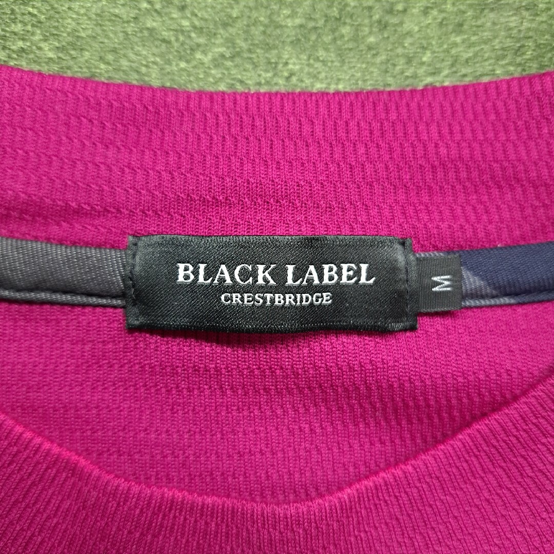 BLACK LABEL CRESTBRIDGE(ブラックレーベルクレストブリッジ)の【希少カラー】ブラックレーベル 半袖 Tシャツ チェック ポケット 紫 M メンズのトップス(Tシャツ/カットソー(半袖/袖なし))の商品写真