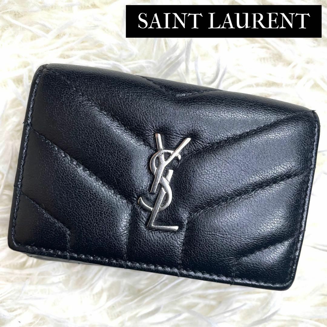 ⋟極美品⋞ / YSL サンローラン カサンドラマトラッセコンパクトウォレットお値引き致しますね