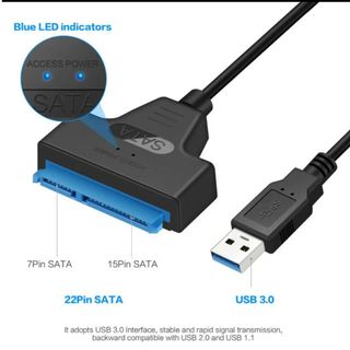 SATA - USB3.0 変換ケーブル 2.5インチHDD/SSD用(PC周辺機器)