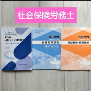 4 社会保険労務士 社労士 クレアール  横断整理 白書対策 法改正資料  問題(資格/検定)