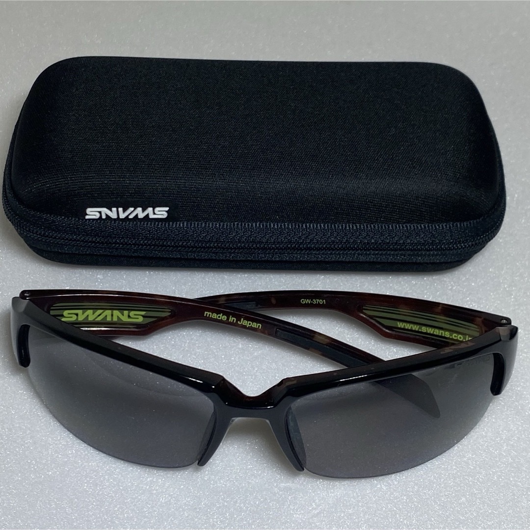 SWANS(スワンズ)のスワンズ サングラス ゴーグル スポーツ ブラック メンズのファッション小物(サングラス/メガネ)の商品写真