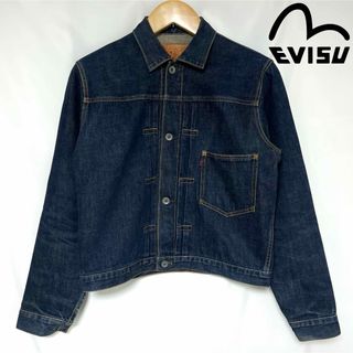 EVISU - ＊エヴィス EVISU No：1752 濃紺 カモメ デニムジャケット 40