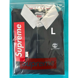 シュプリーム(Supreme)の✨コラボ・未使用品✨Supreme ×Timberland Rugbyシャツ 黒(シャツ)