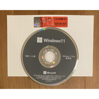 マイクロソフト(Microsoft)の Windows 11 Pro 64bit DVD(PC周辺機器)
