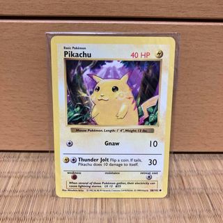 ポケモン(ポケモン)の【未開封品】ポケモンカード　ピカチュウ　英語(シングルカード)