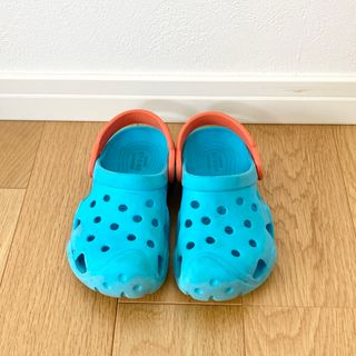 クロックス(crocs)のクロックス キッズサンダル 17.5cm☆匿名配送☆(サンダル)