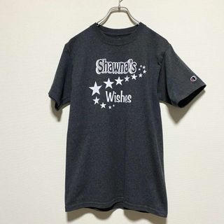 チャンピオン(Champion)のアメリカ古着　チャンピオン　半袖　Tシャツ　プリント　チャコールグレー　D38(Tシャツ/カットソー(半袖/袖なし))