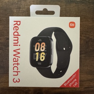 シャオミ(Xiaomi)のRedmi Watch 3 Black(腕時計(デジタル))