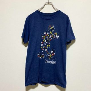 ディズニー(Disney)のアメリカ古着　ミッキーマウス　ヘインズ　半袖　Tシャツ　ディズニーランド(Tシャツ/カットソー(半袖/袖なし))