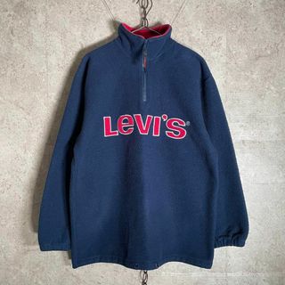 Levi's - 日本製 90sヴィンテージ Levi’s ハーフジップ ボアフリース M程度