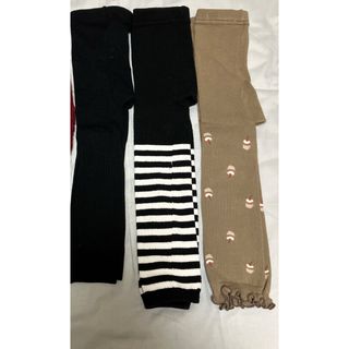 ユニクロ(UNIQLO)のキッズ　レギンス　3本セット　90〜100(パンツ/スパッツ)