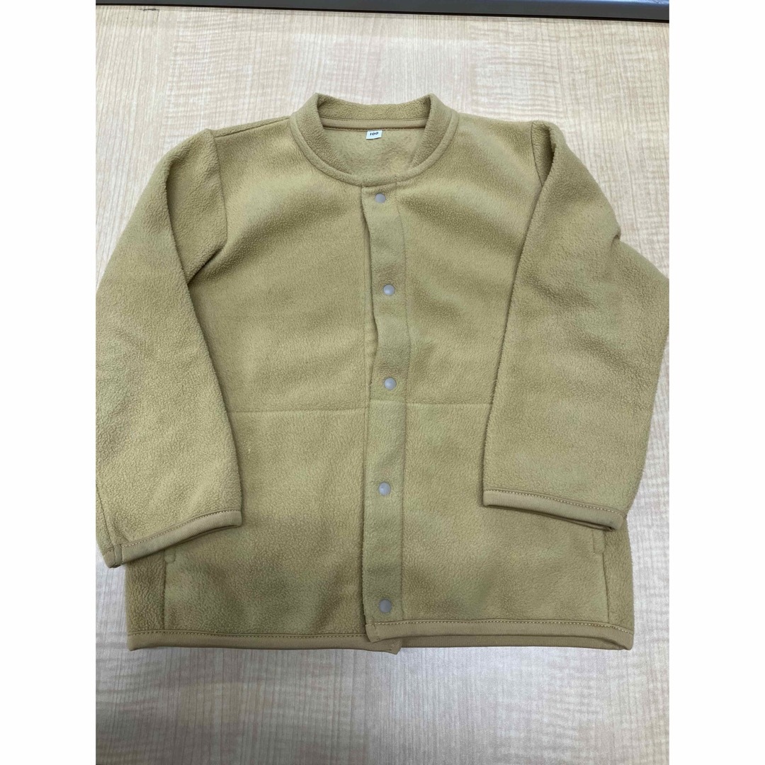 MUJI (無印良品)(ムジルシリョウヒン)の無印良品　フリース キッズ/ベビー/マタニティのキッズ服男の子用(90cm~)(ジャケット/上着)の商品写真