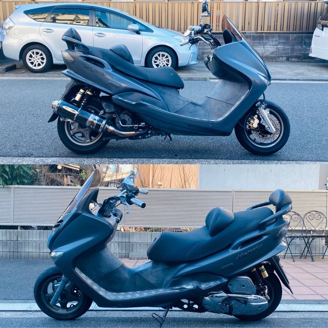 ヤマハ(ヤマハ)のマジェスティ125fiカスタム多数のお値打ち車両です^_^ 自動車/バイクのバイク(車体)の商品写真