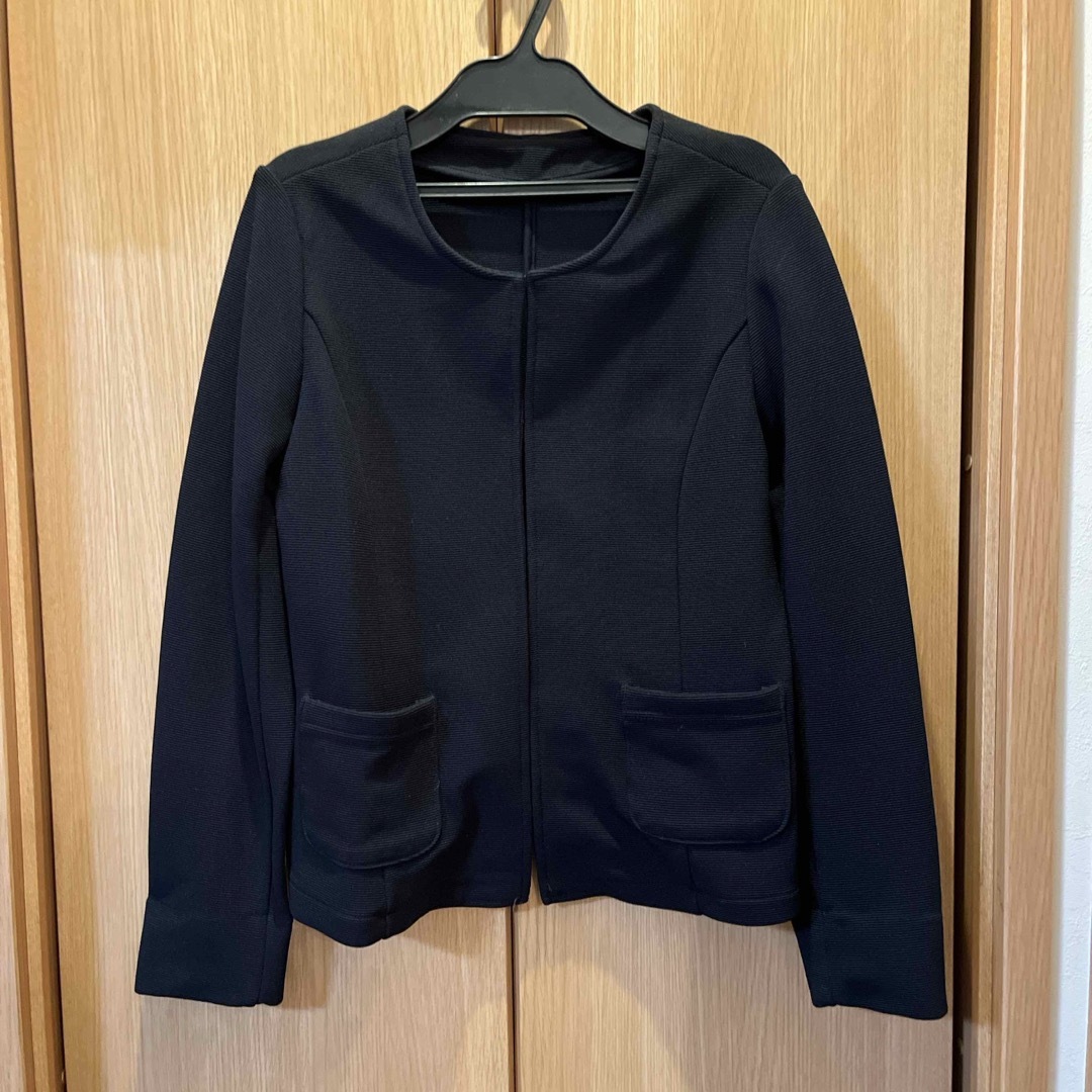 ジャケットMサイズ　紺 レディースのジャケット/アウター(テーラードジャケット)の商品写真